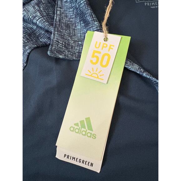 NEW Adidas Primegreen UPF 50 Polo Pinehurst Logo - Picture 5 of 6